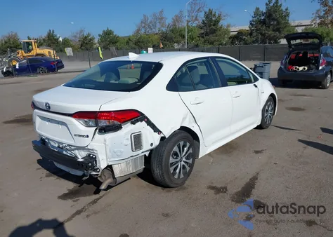 2021 Toyota Corolla Hybrid Le z USA, uszkodzony, nr VIN JTDEAMDE8MJ008542